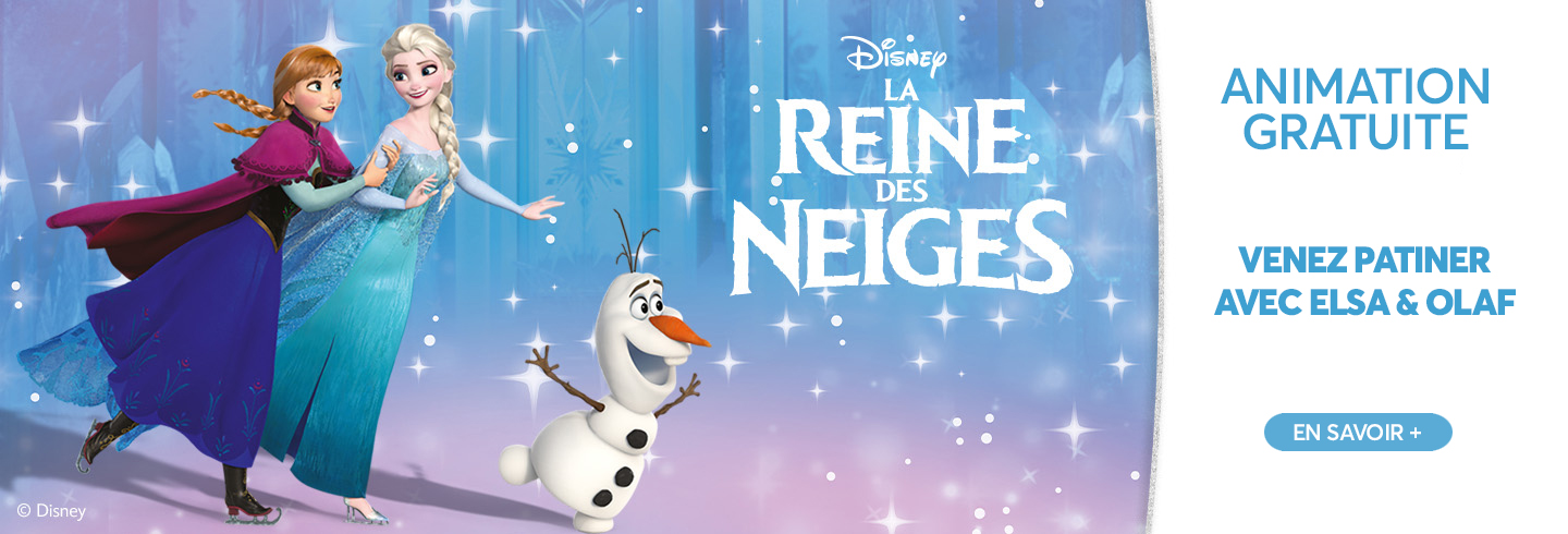 reine des neiges bordeaux lac aushopping patinoire