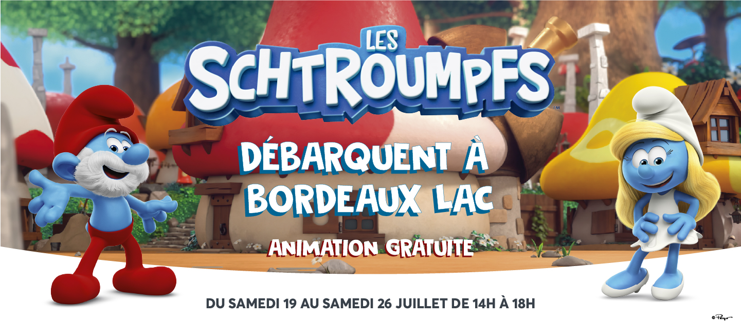 schtroumpfs, village des schtroumpfs, animation enfants bordeaux, centre commercial bordeaux, aushopping bordeaux, activité famille bordeaux, sortie enfants bordeaux, événement schtroumpfs, jeu concours schtroumpfs, nintendo switch à gagner, ateliers créatifs enfants, vacances scolaires bordeaux, activité gratuite bordeaux, rencontre personnages schtroumpfs, mascottes schtroumpfs, photo schtroumpf, animation gratuite centre commercial, idée sortie en famille, ateliers vacances été, animation juillet bordeaux