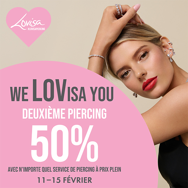 OFFRE PIERCING SAINT VALENTIN LOVISA
