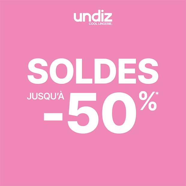 UNDIZ : Soldes jusqu'à -50%
