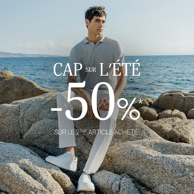 -50% sur le 2ème article* de la collection été 26 IZAC