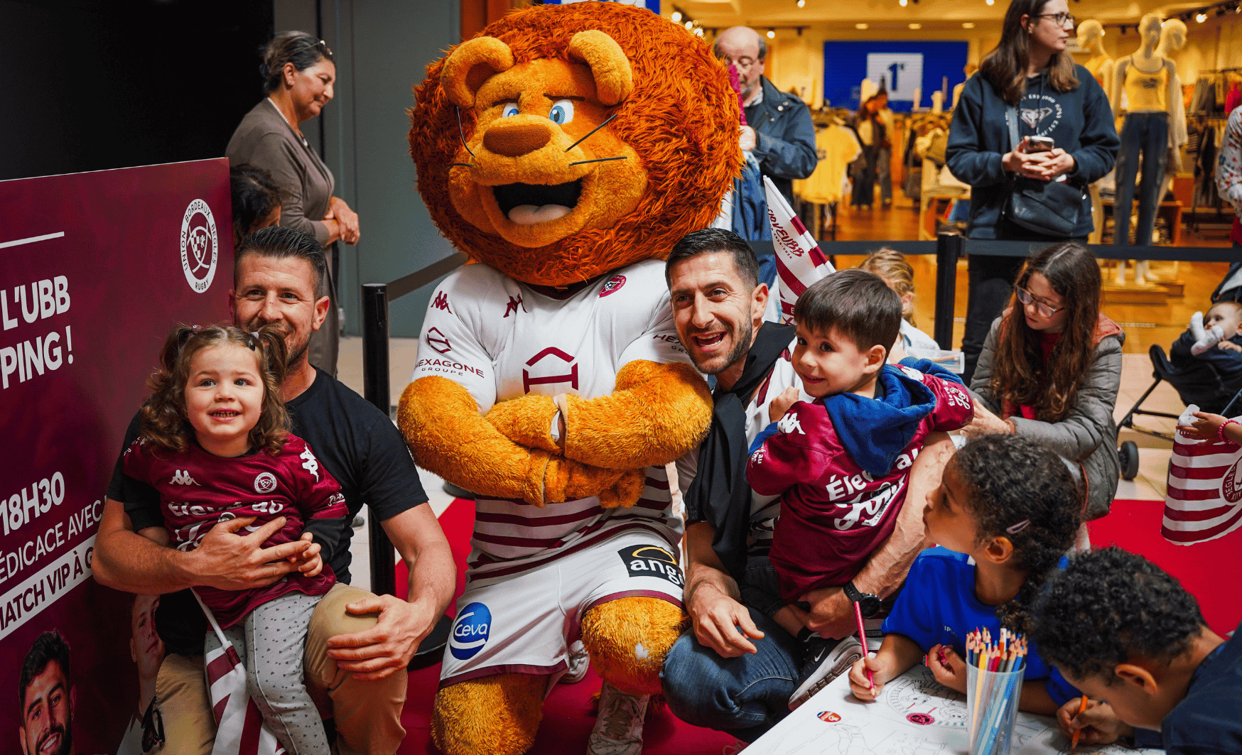 Aushopping Bordeaux Lac partenaire majeur UBB club rugby