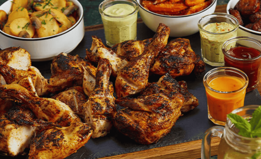 Poulet braisé restaurant escale gourmande bordeaux lac