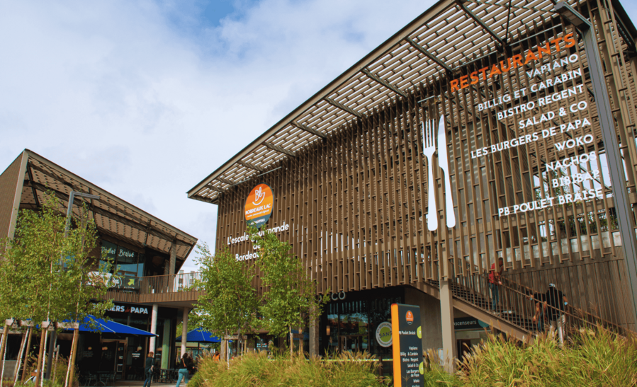 Escale Gourmande restaurants centre commercial Aushopping Bordeaux lac
