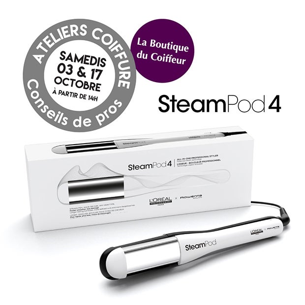 ATELIERS COIFFURE : STEAMPOD 4