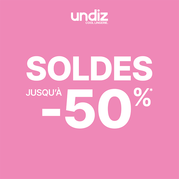 UNDIZ : Soldes jusqu'à -50%
